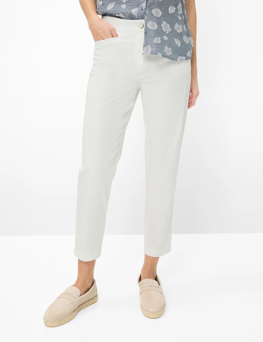 Brax Damen Chino Style MARA S OFFWHITE, cremeweiß, Gr. 32