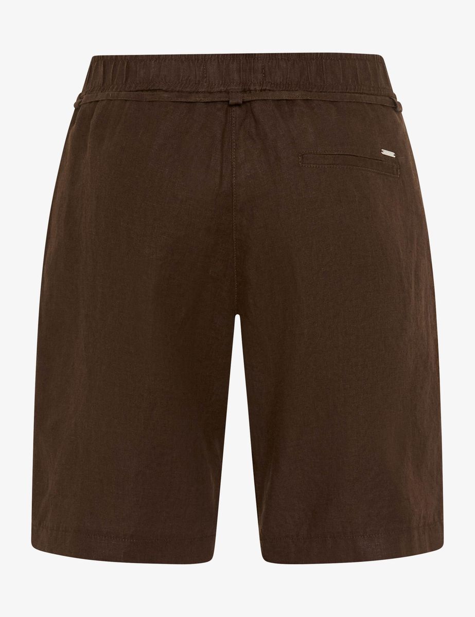 Bermuda-Shorts aus Leinen mit Relaxed Fit