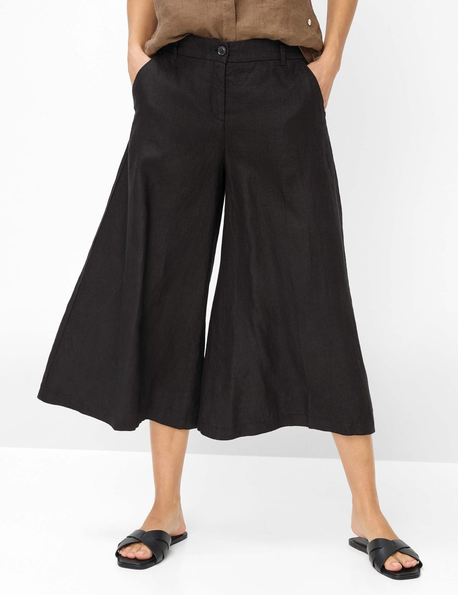 Weitgeschnittene Cropped Culottes