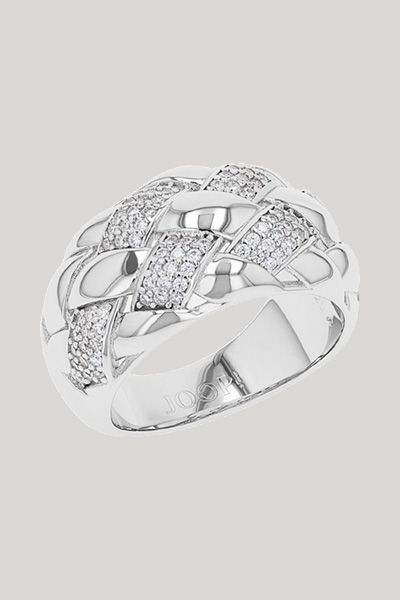 Ring mit Zirkonia in Silber