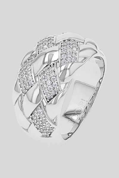 Ring mit Zirkonia in Silber