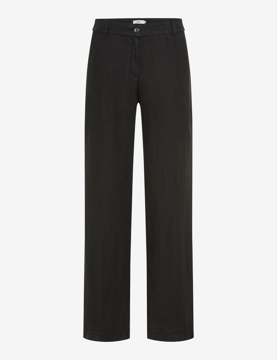 Weite Palazzo-Hose aus Leinen