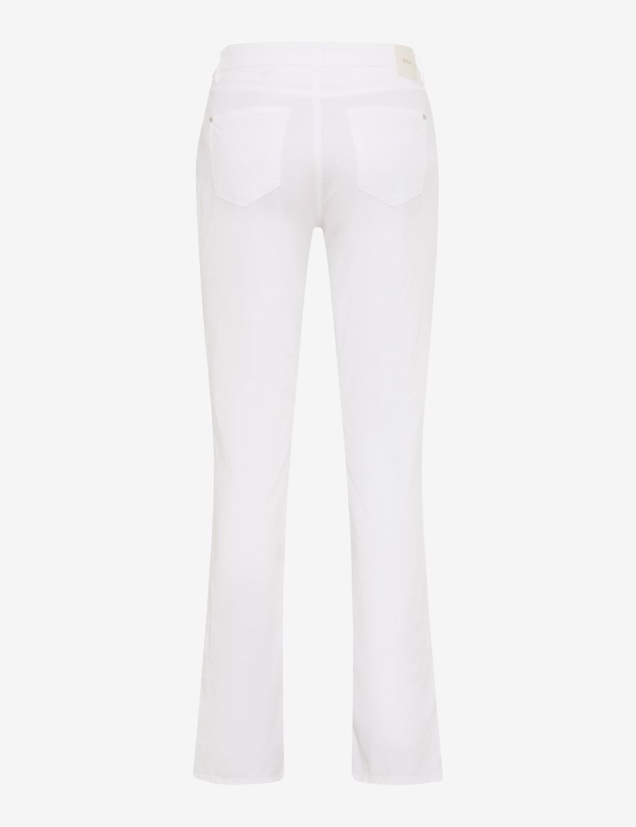 Damen Weiße Hose mit regulärer Passform