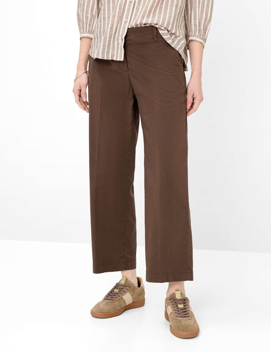 Damen Cropped Culottes mit weitem Bein