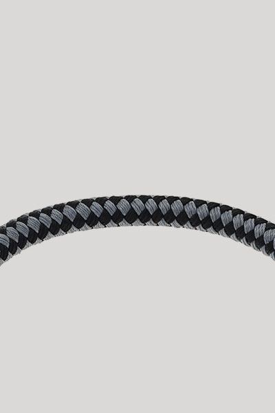 Armband mit Anhänger in Schwarz/Silber