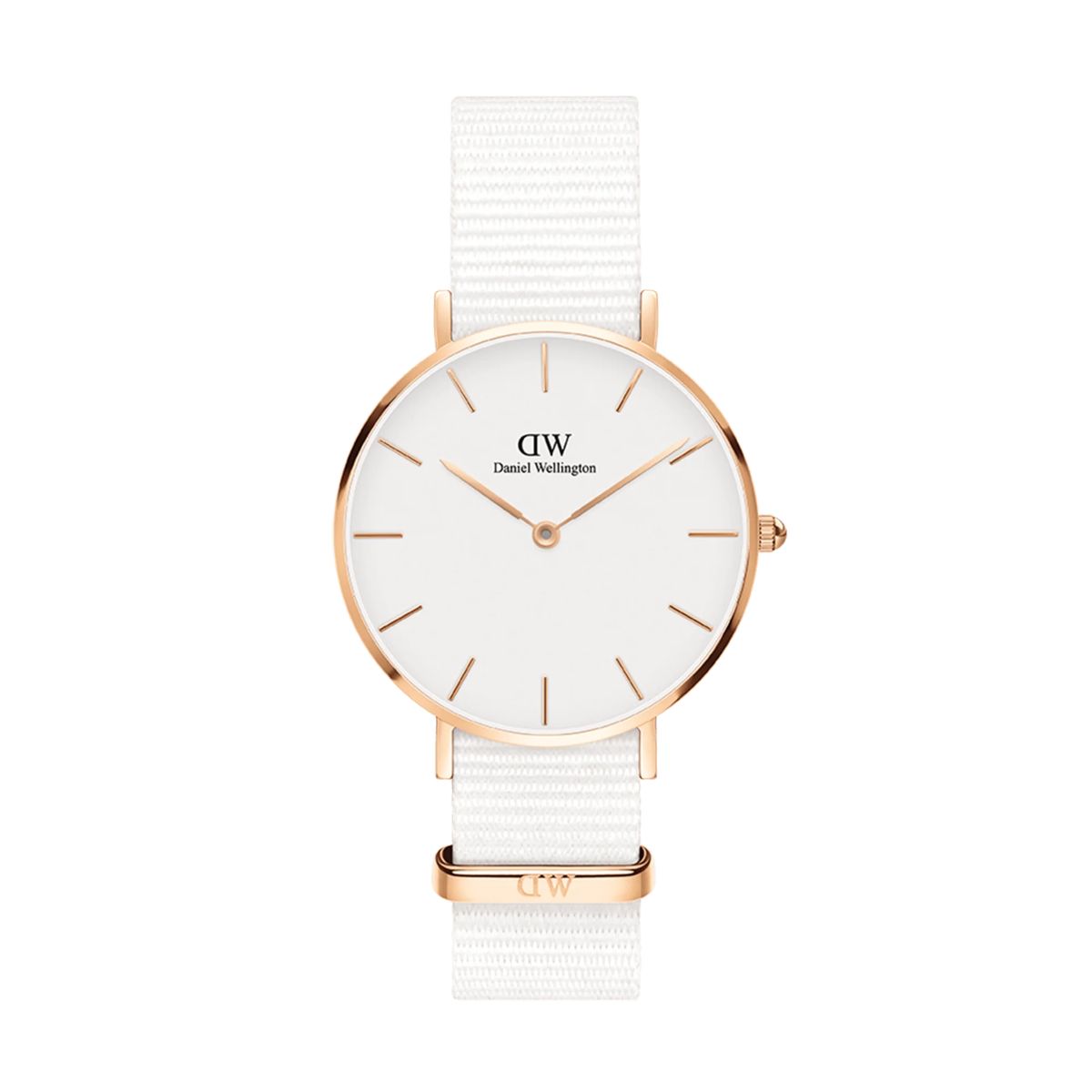 Minimalistische Roségold Armbanduhr