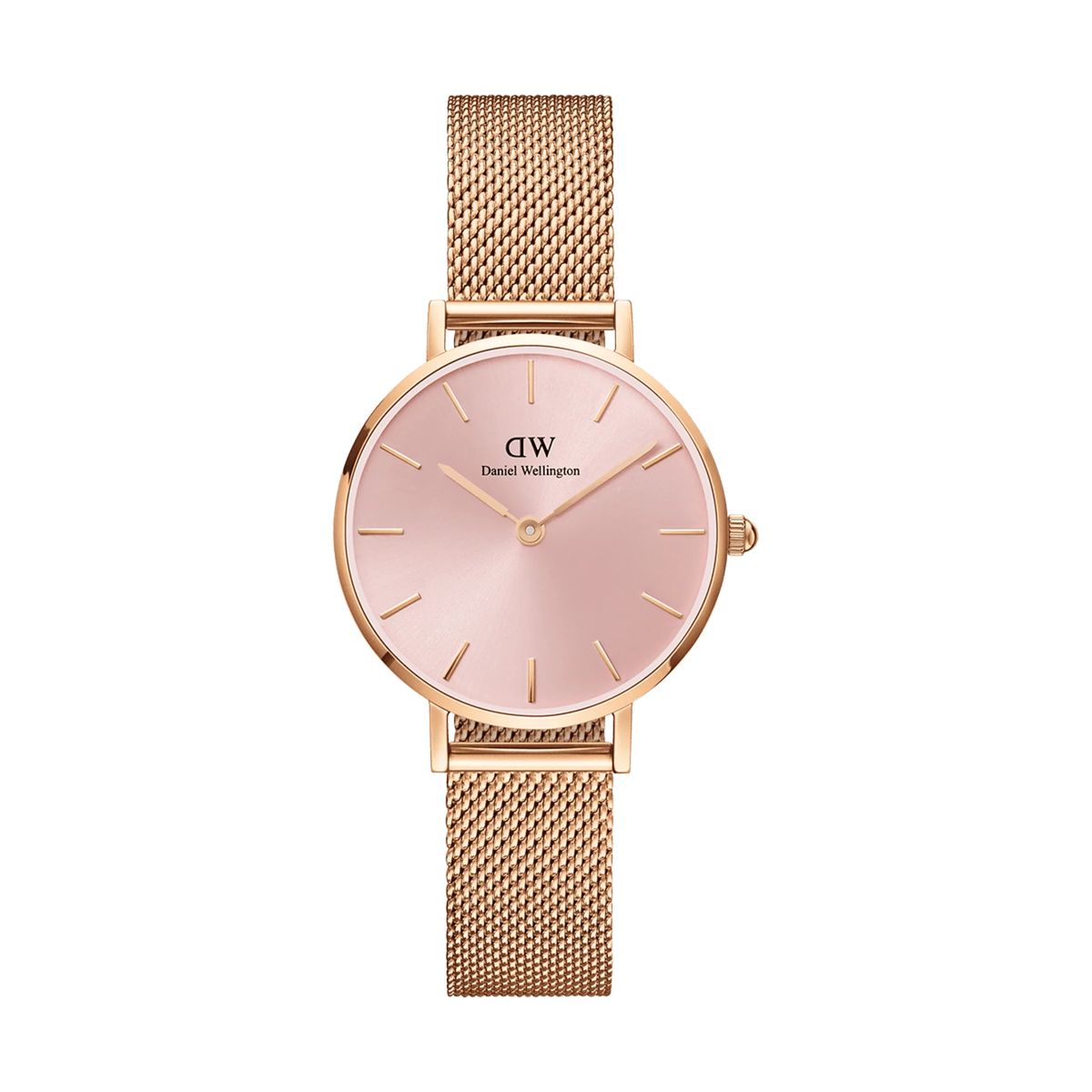 Petite Melrose Rosa Zifferblatt Uhr