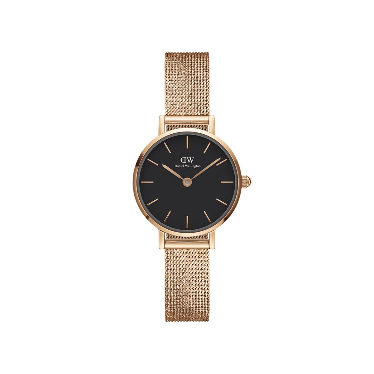 Minimalistische Petite Uhr mit Mesh-Armband