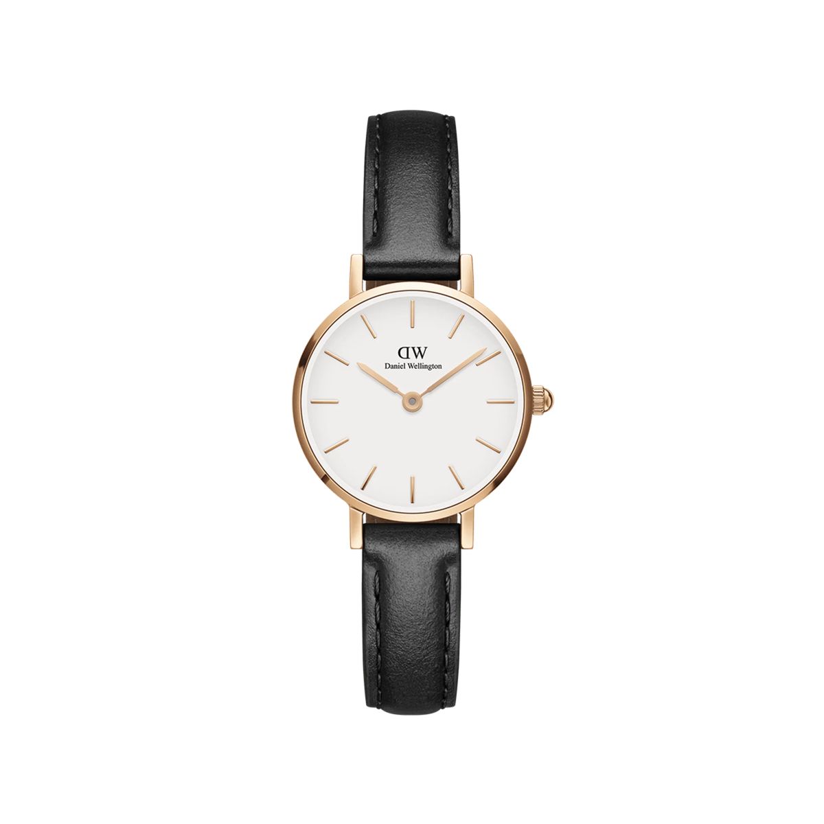 Minimalistische Petite Roségold Armbanduhr