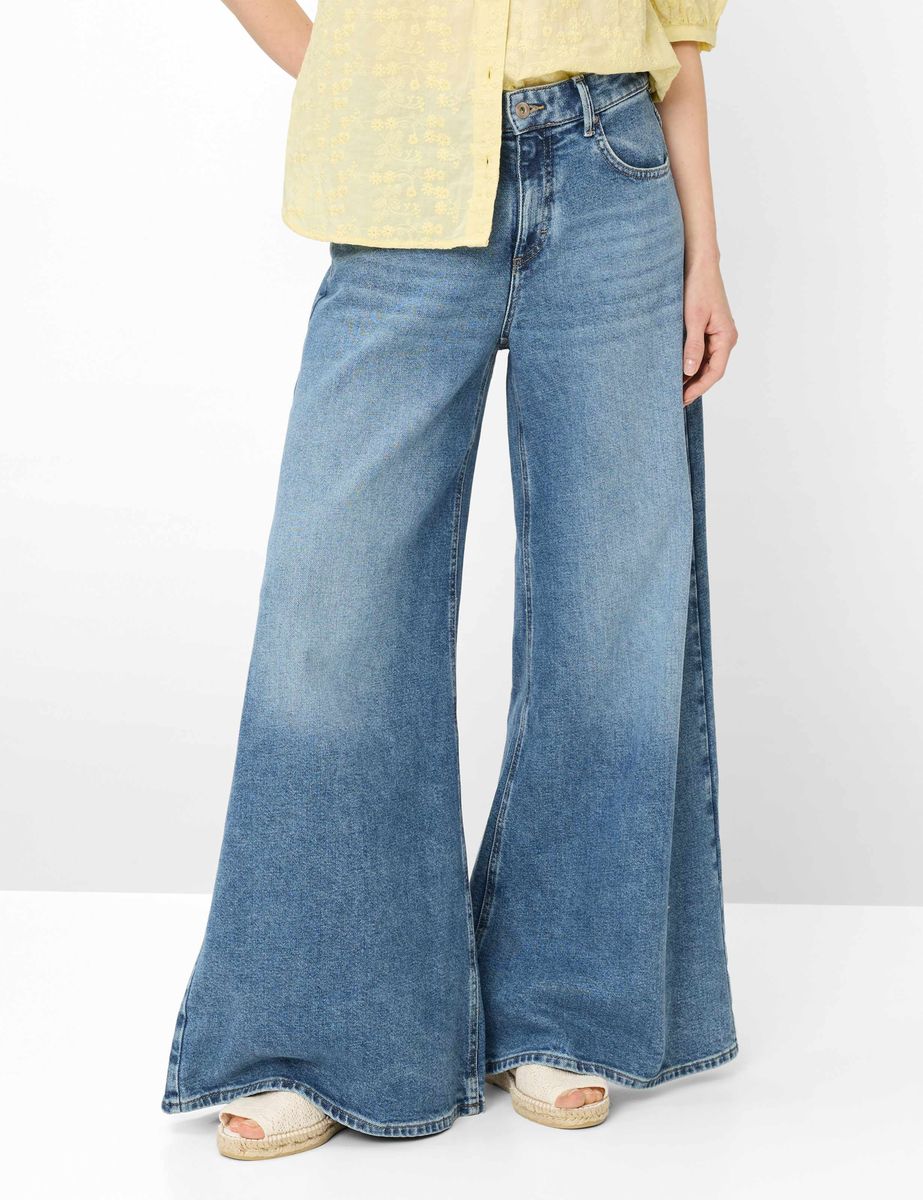 Wide Leg Denim Jeans