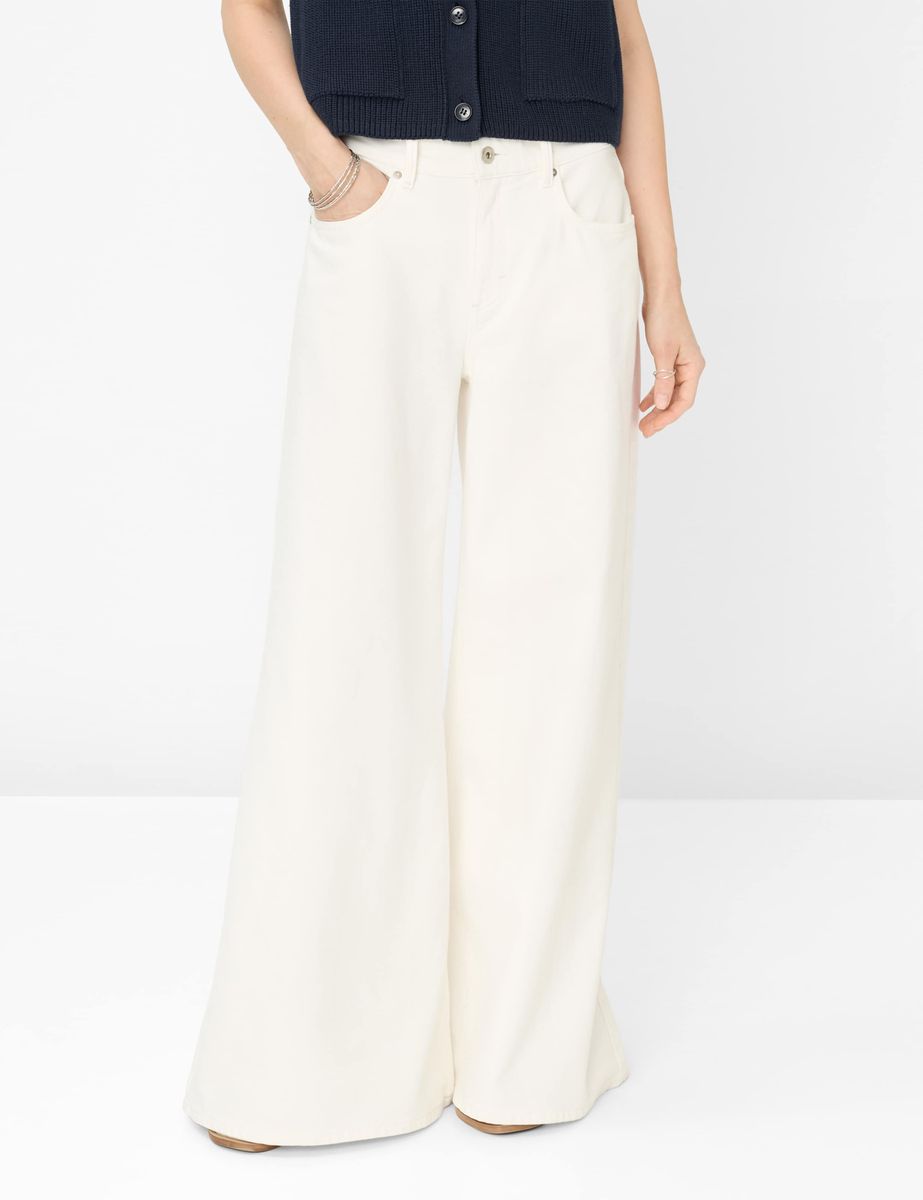 Damen Schlaghose Off-White