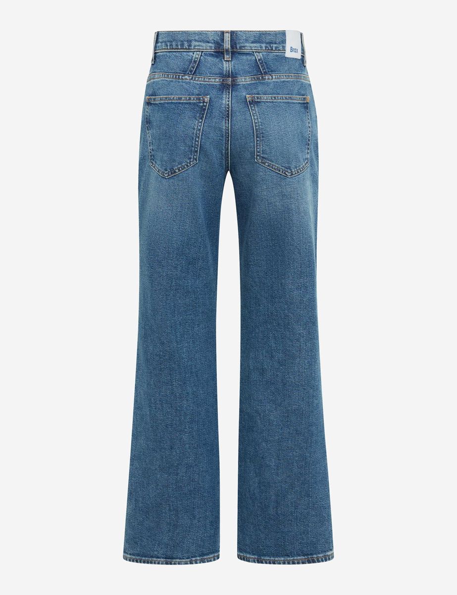 Damen Palazzo Jeans mit weitem Bein