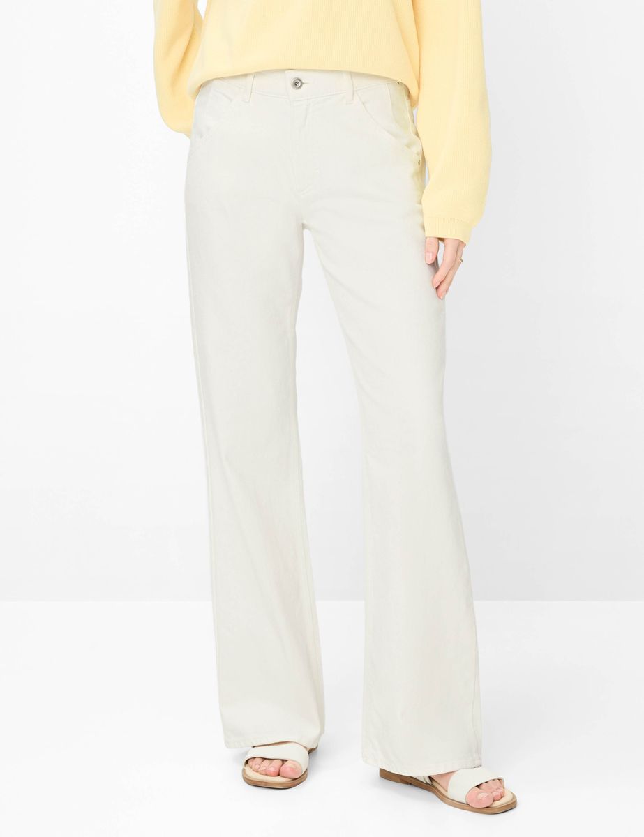 Palazzo-Jeans mit weitem Bein