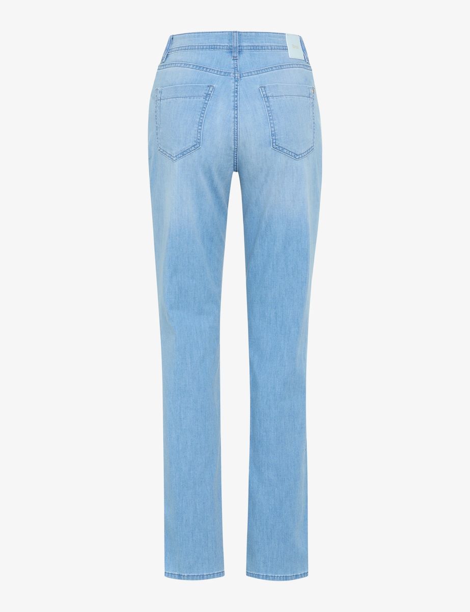 Damen Five-Pocket Straight-Leg Jeans