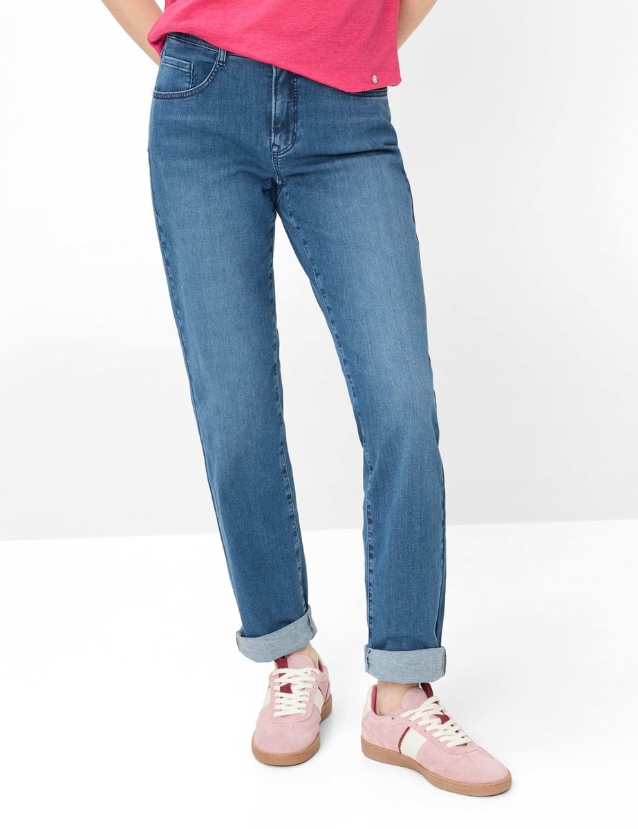 Damen Five-Pocket Jeans mit geradem Bein