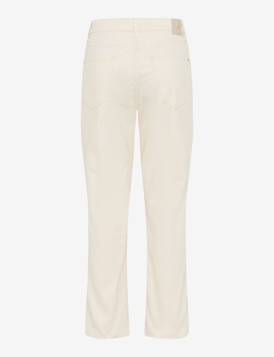 Ecru Straight Fit Jeans