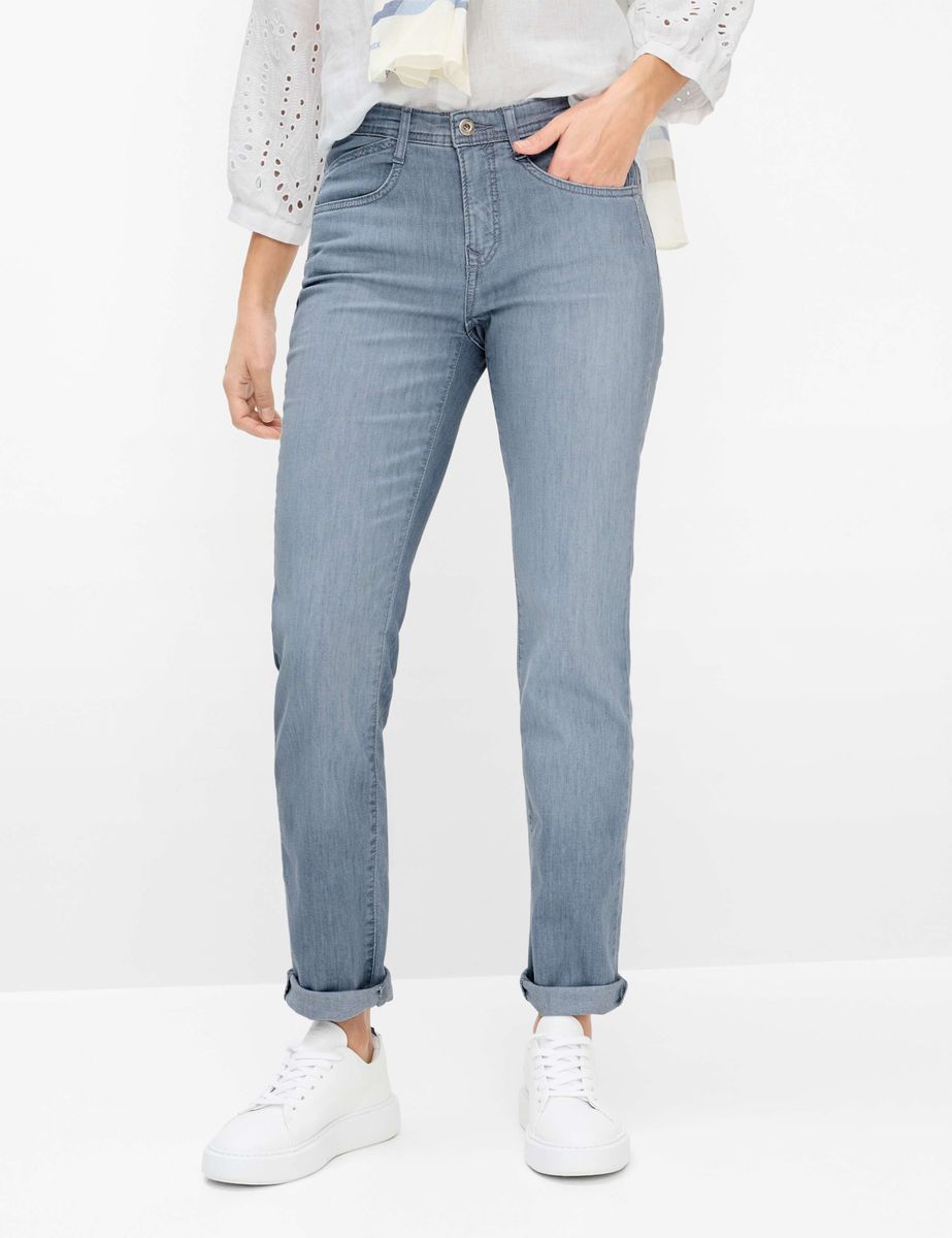 Hellgraue Regular Fit Jeans
