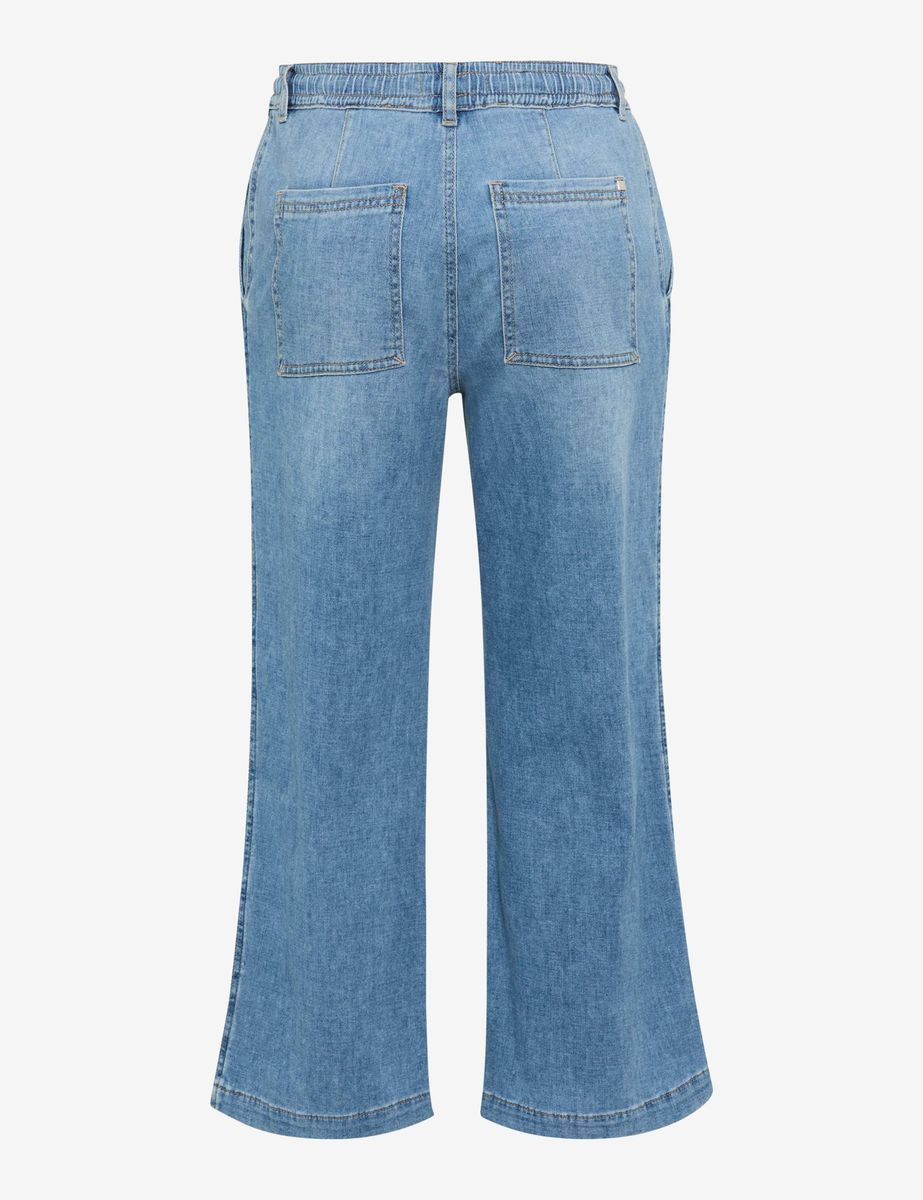 Damen Wide Leg Denim Culottes