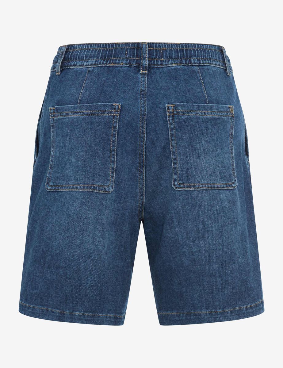 Brax Damen Bermuda Style MAINE B USED STONE BLUE, denim blau, Gr. 34