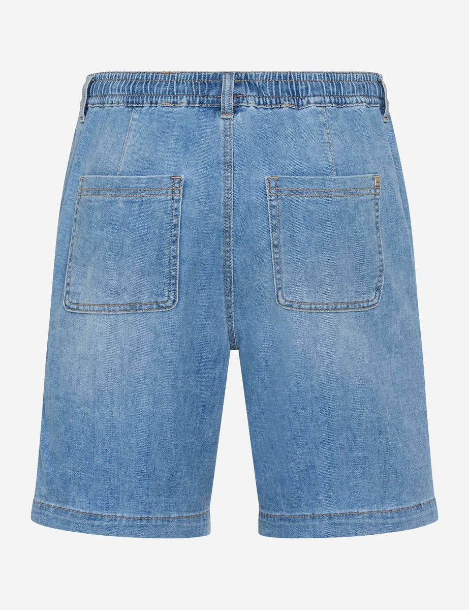 Brax Damen Bermuda Style MAINE B USED SKY BLUE, denim hellblau, Gr. 34