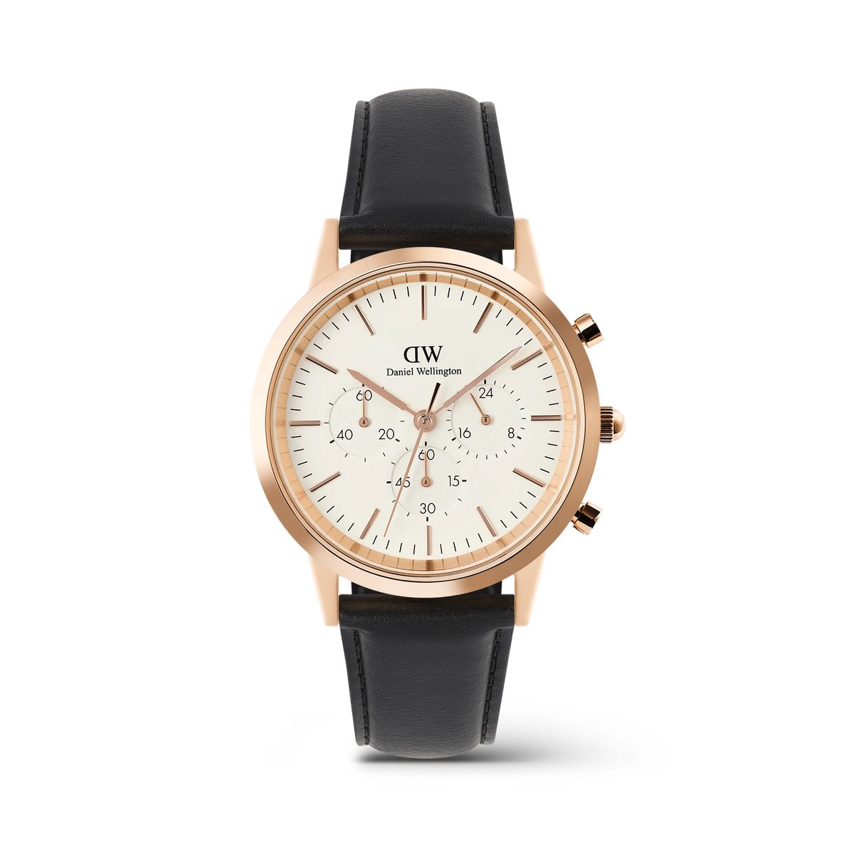 Herren Chronograph Uhr Roségold