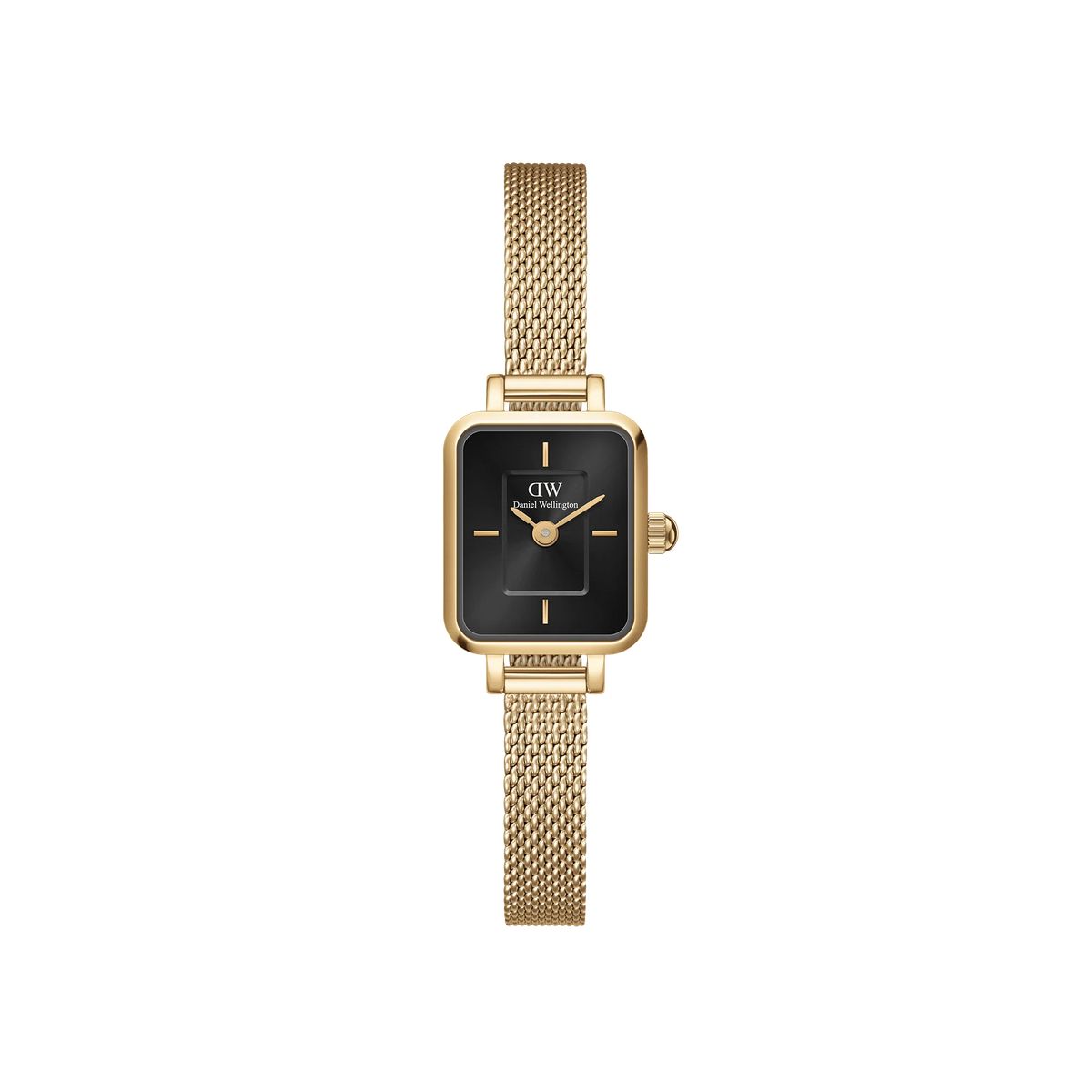 Elegante Mini Goldfarbene Armbanduhr