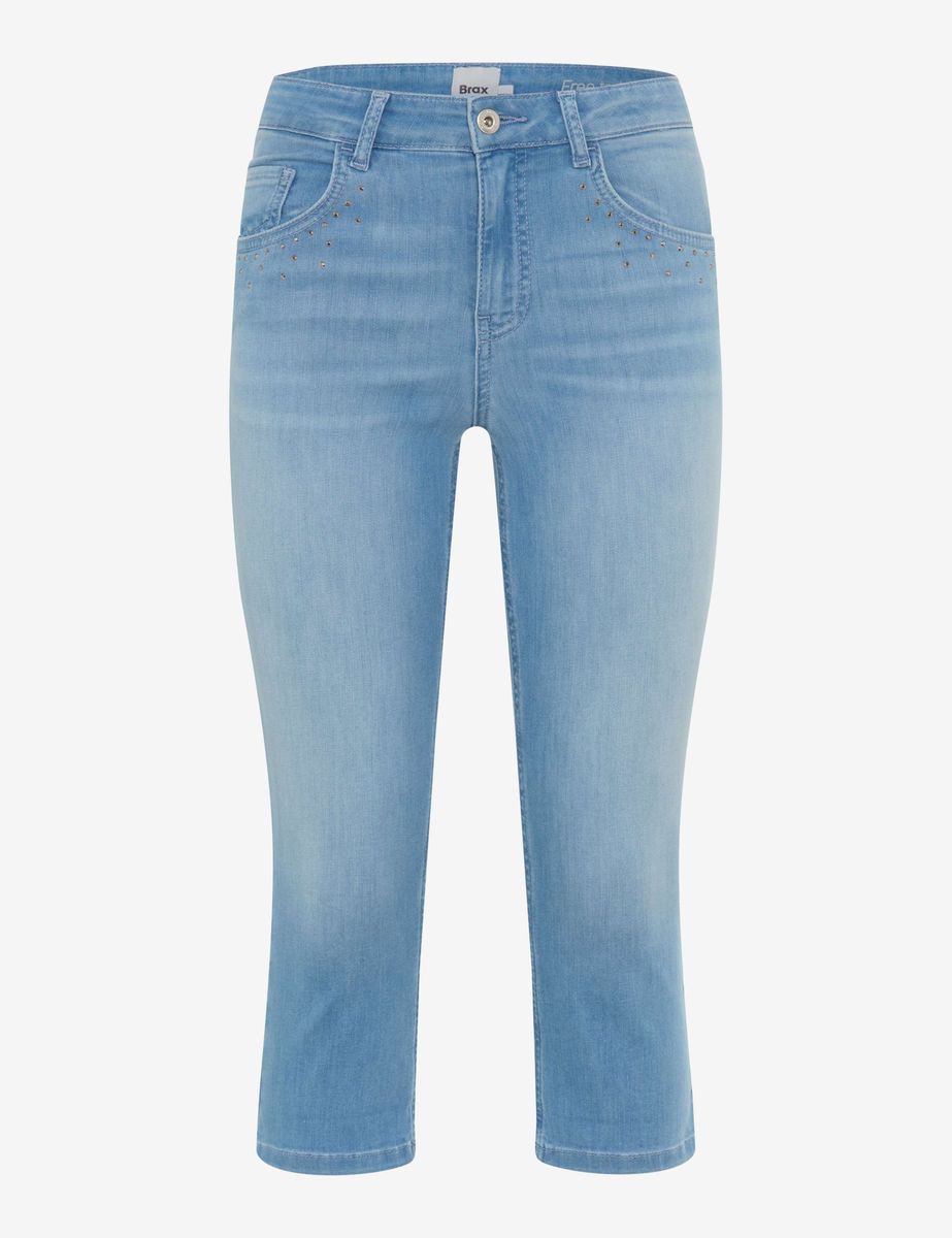 Brax Damen Jeans Style SHAKIRA C USED LIGHT VINTAGE BLUE, denim hellblau, Gr. 34