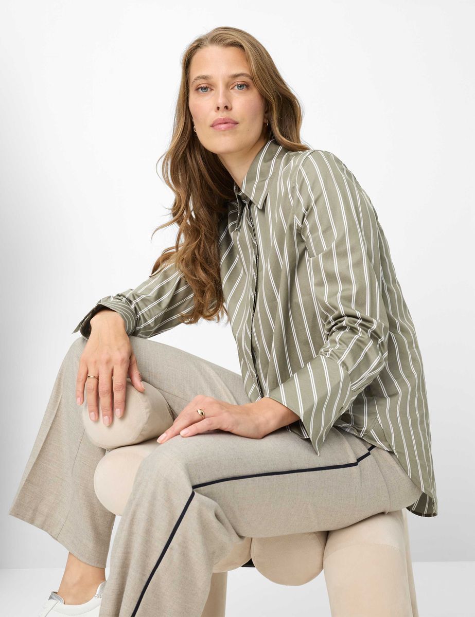 Damen Palazzo Hose mit weitem Bein