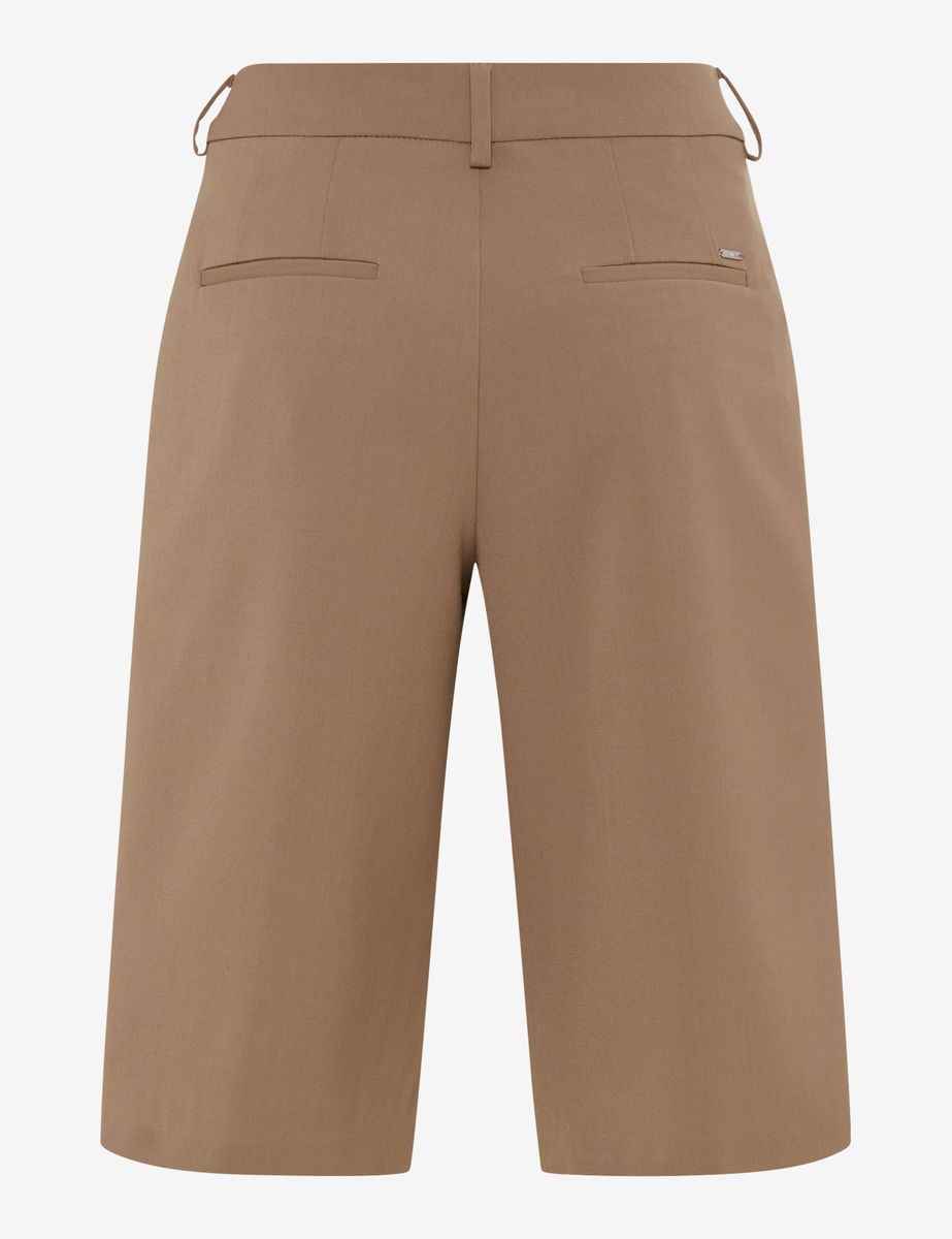 Maßgeschneiderte Bermuda-Shorts mit Falten