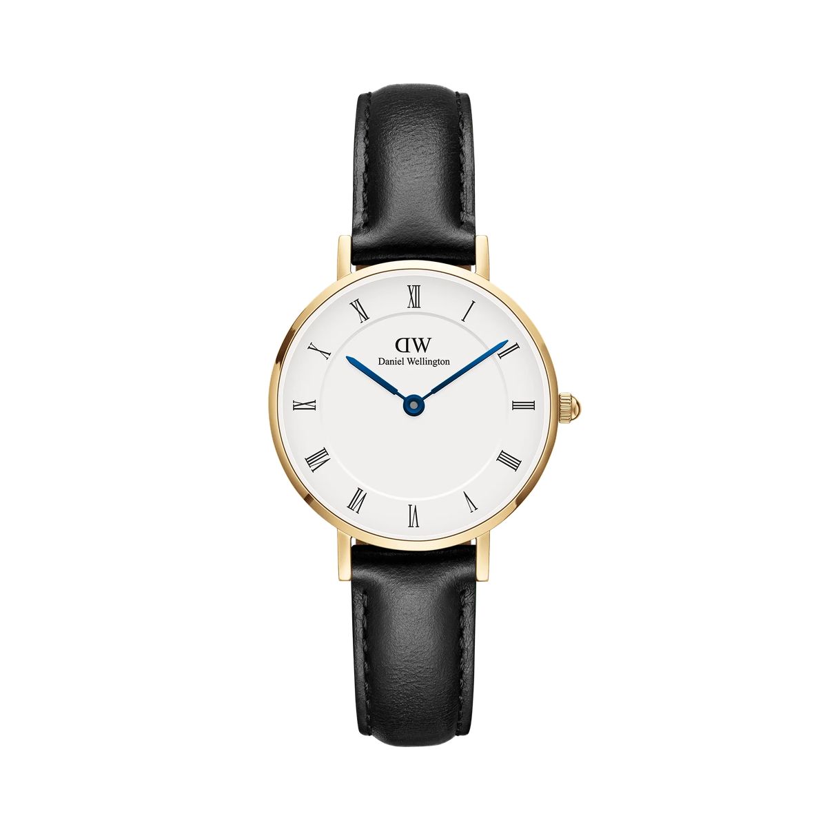 Minimalistische Petite Uhr mit Lederarmband