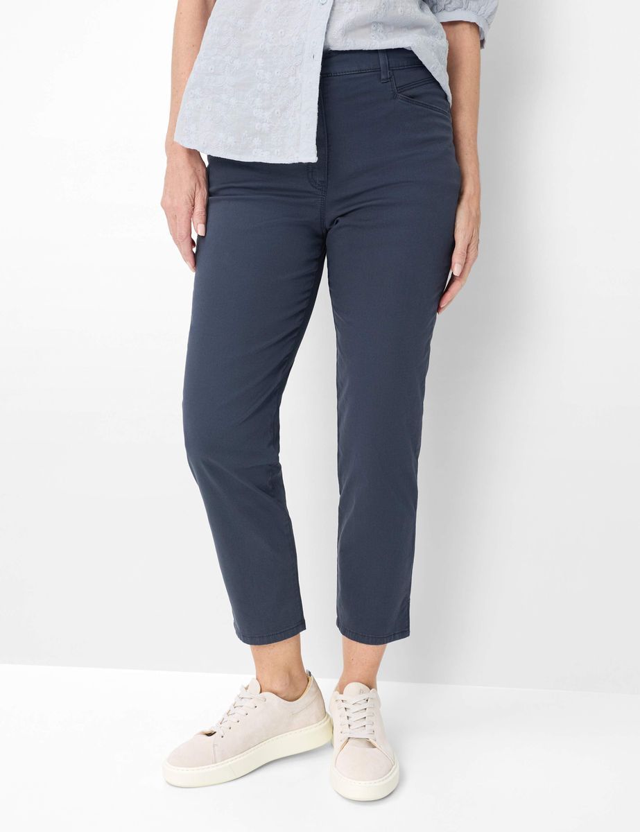 Bequeme Satin-Hose in 6/8-Länge