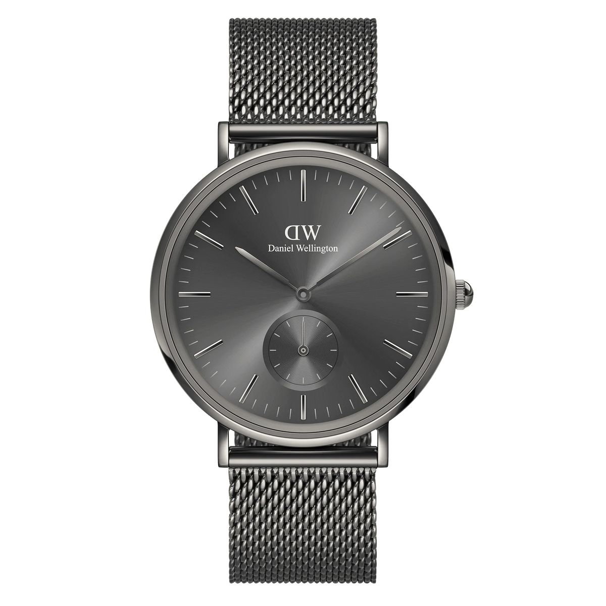 Minimalistische Multi-Eye Mesh Uhr Graphit