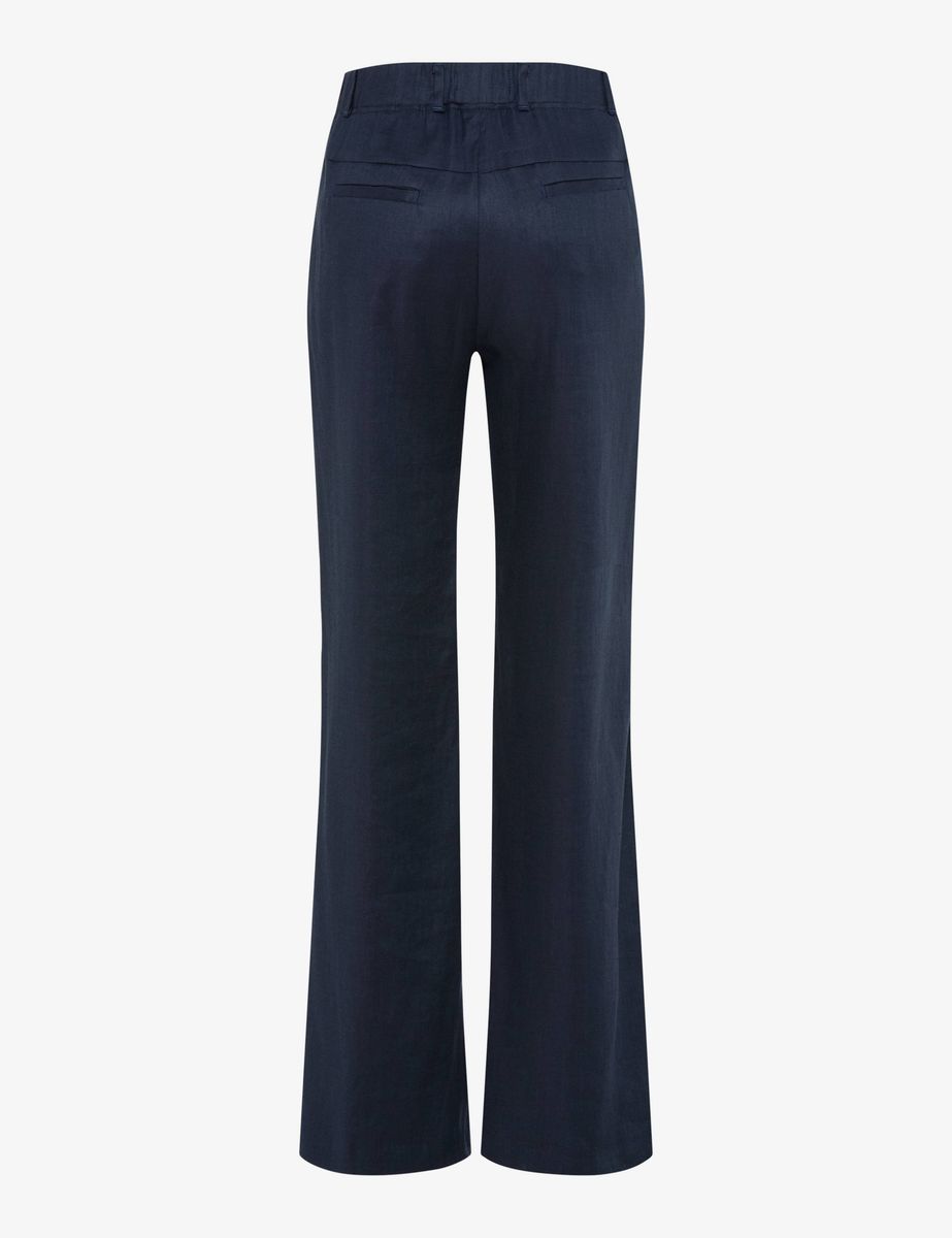 Marlene-Hose aus Leinen-Stretch
