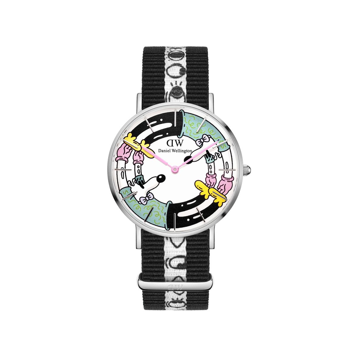 Künstlerische Grafikdruck Unisex Armbanduhr