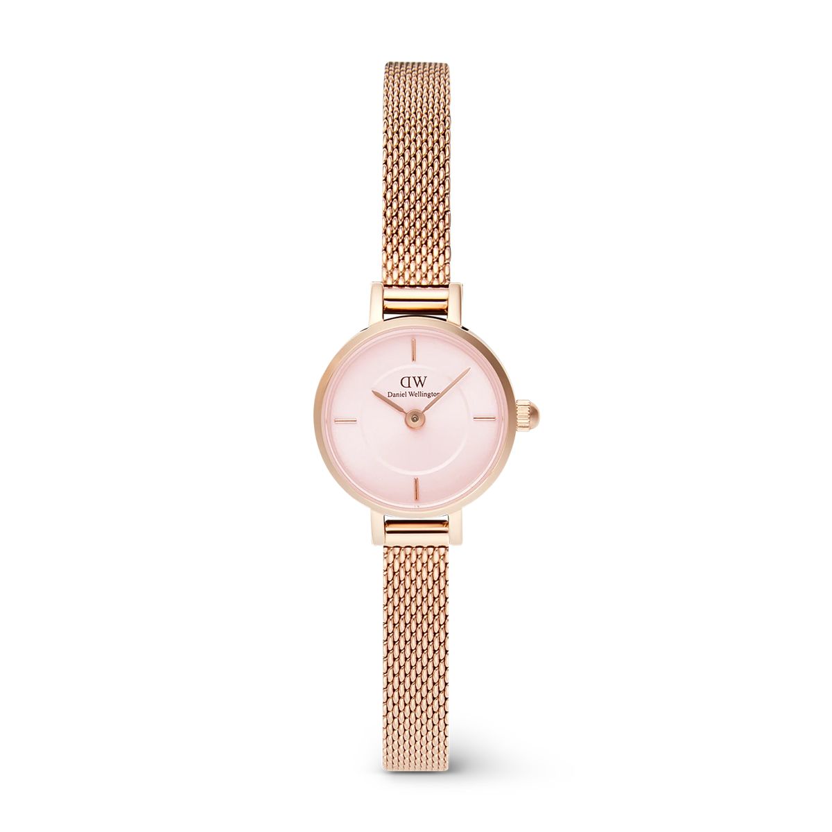 Elegante Petite Mesh Uhr Roségold