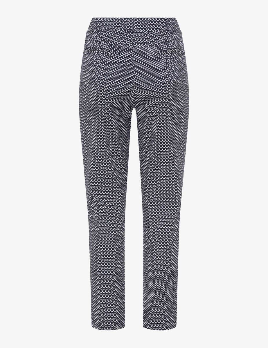 Cropped Schlupfhose mit Slim Fit