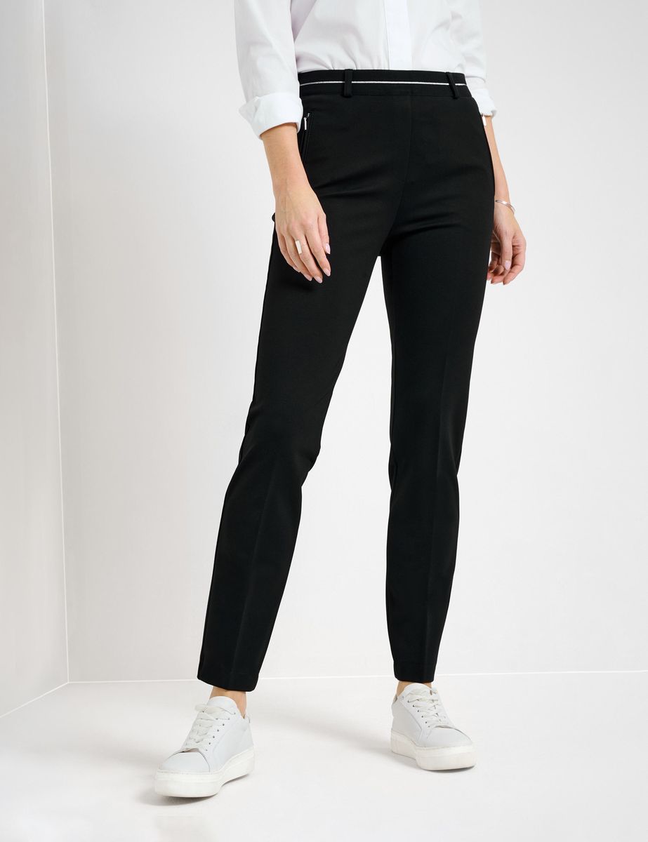 Schlanke Schlupfhose mit Stretch