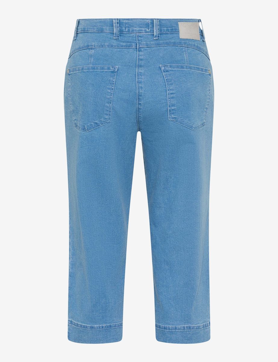 Cropped Jeanshose in Hellblau