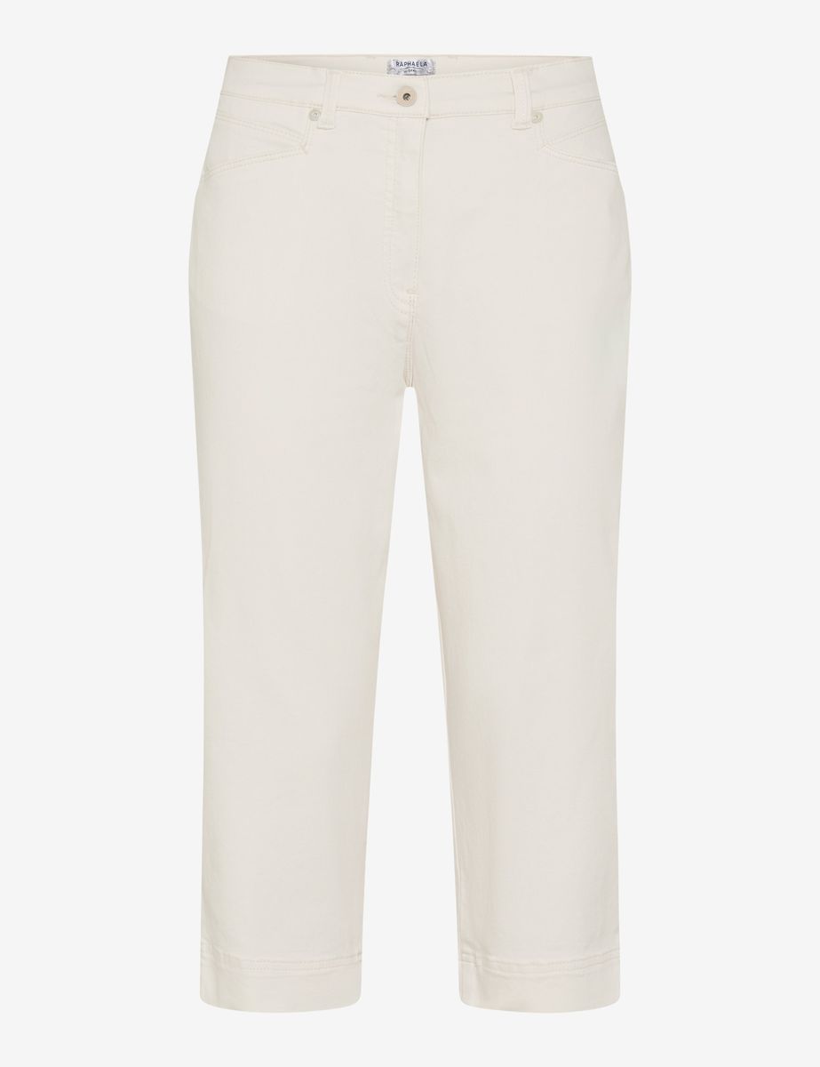 Cropped Caprihose mit geradem Bein