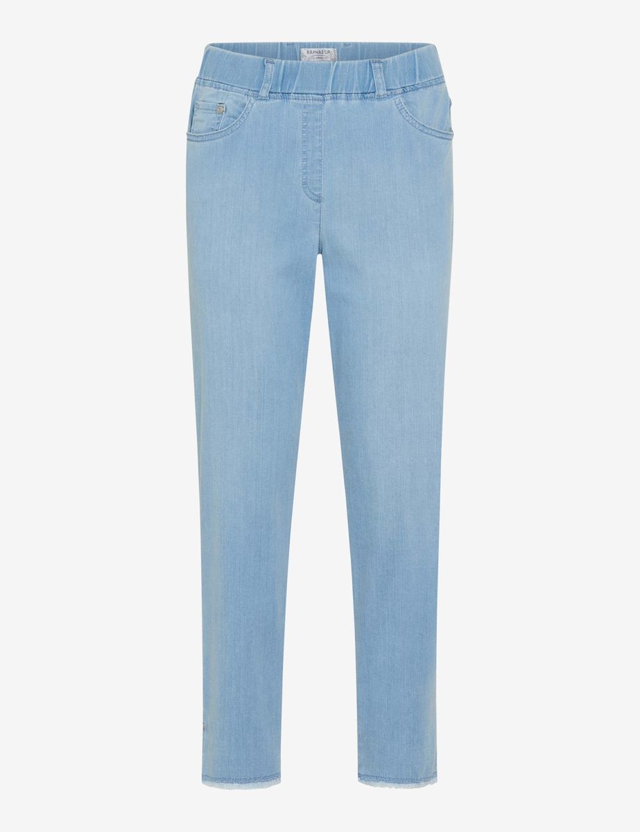 Hellblaue Denim Schlupfhose