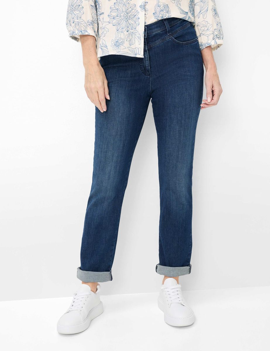 Damen Straight Leg Jeans Five-Pocket-Stil