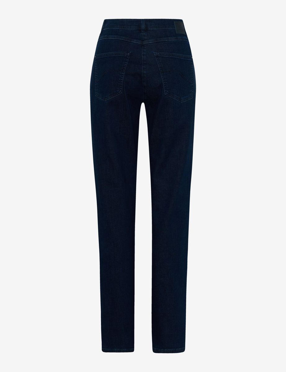 Jeans mit geradem Bein in dunkler Waschung