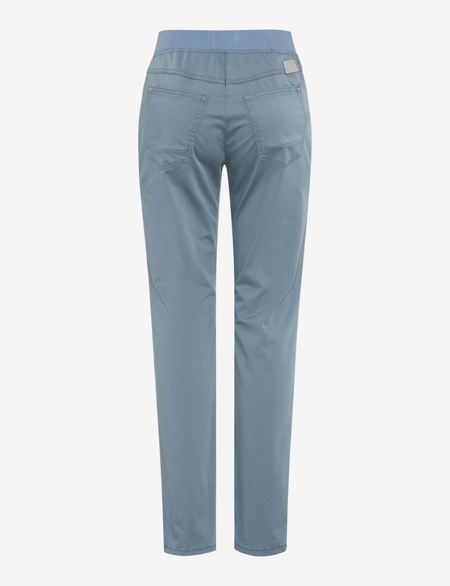 Bequeme Schlupfhose mit schmaler Passform