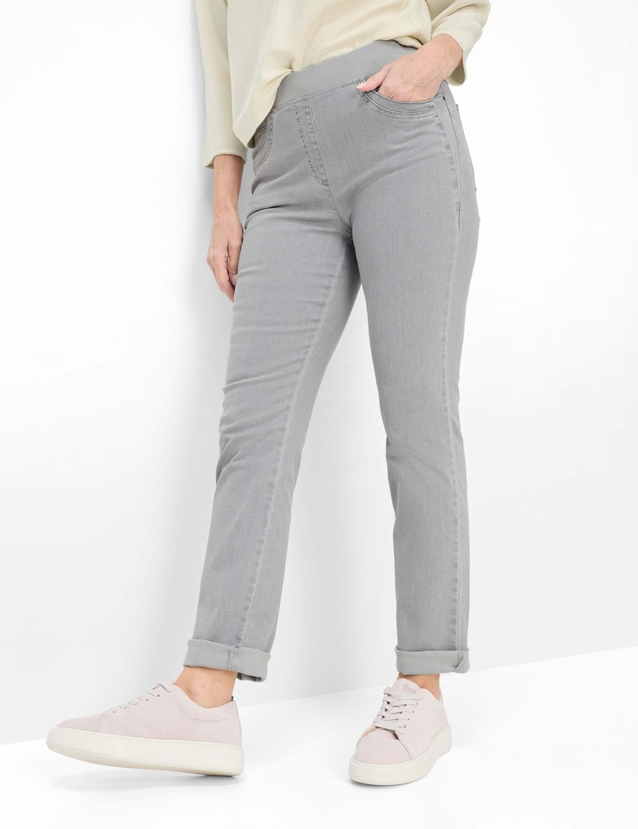 Damen Slim Fit Jeans zum Reinschlüpfen