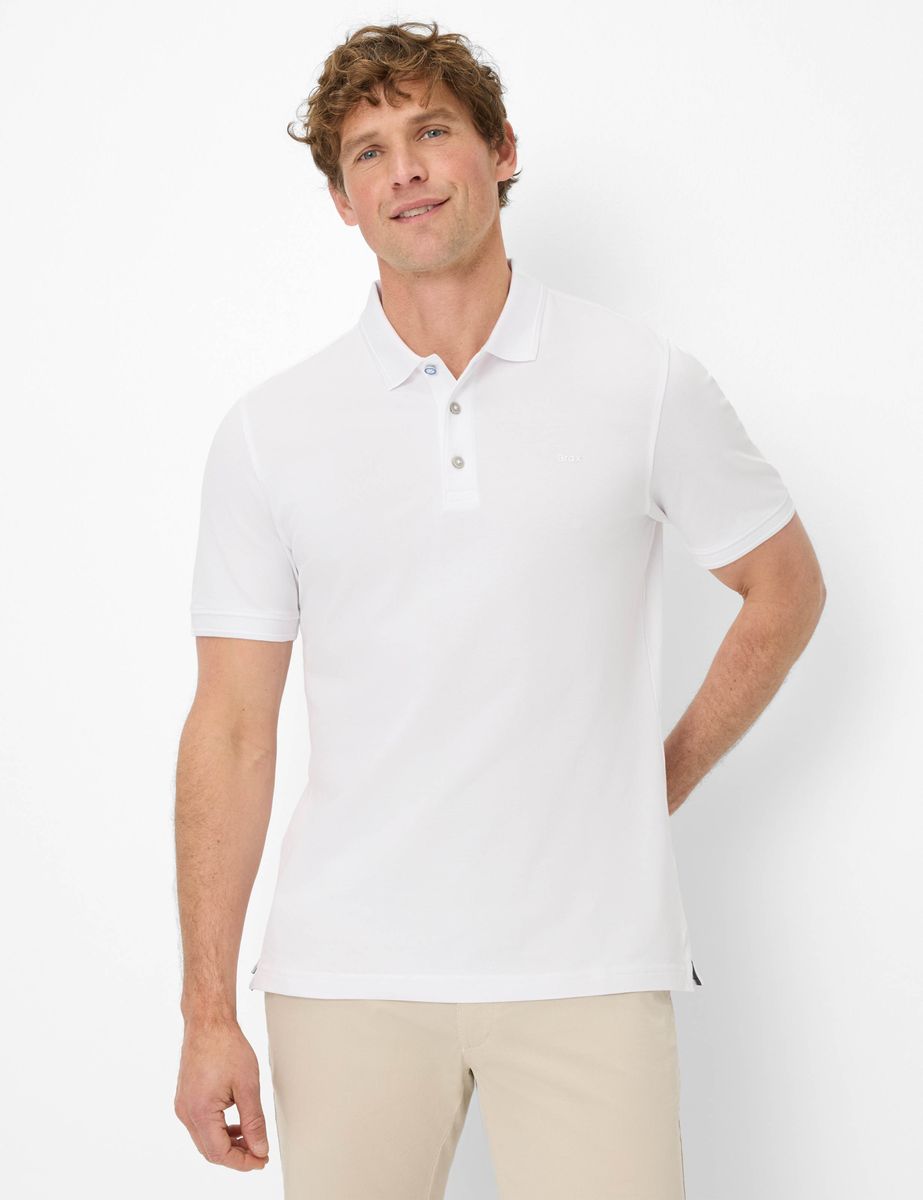 Klassisches Piqué Strick Poloshirt