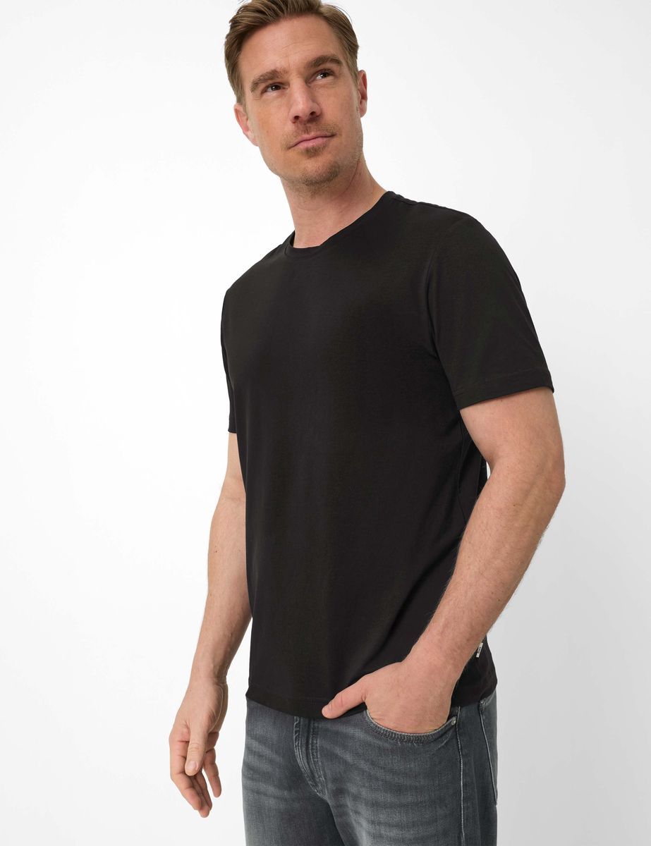Herren T-Shirt mit Rundhalsausschnitt und kurzen Ärmeln