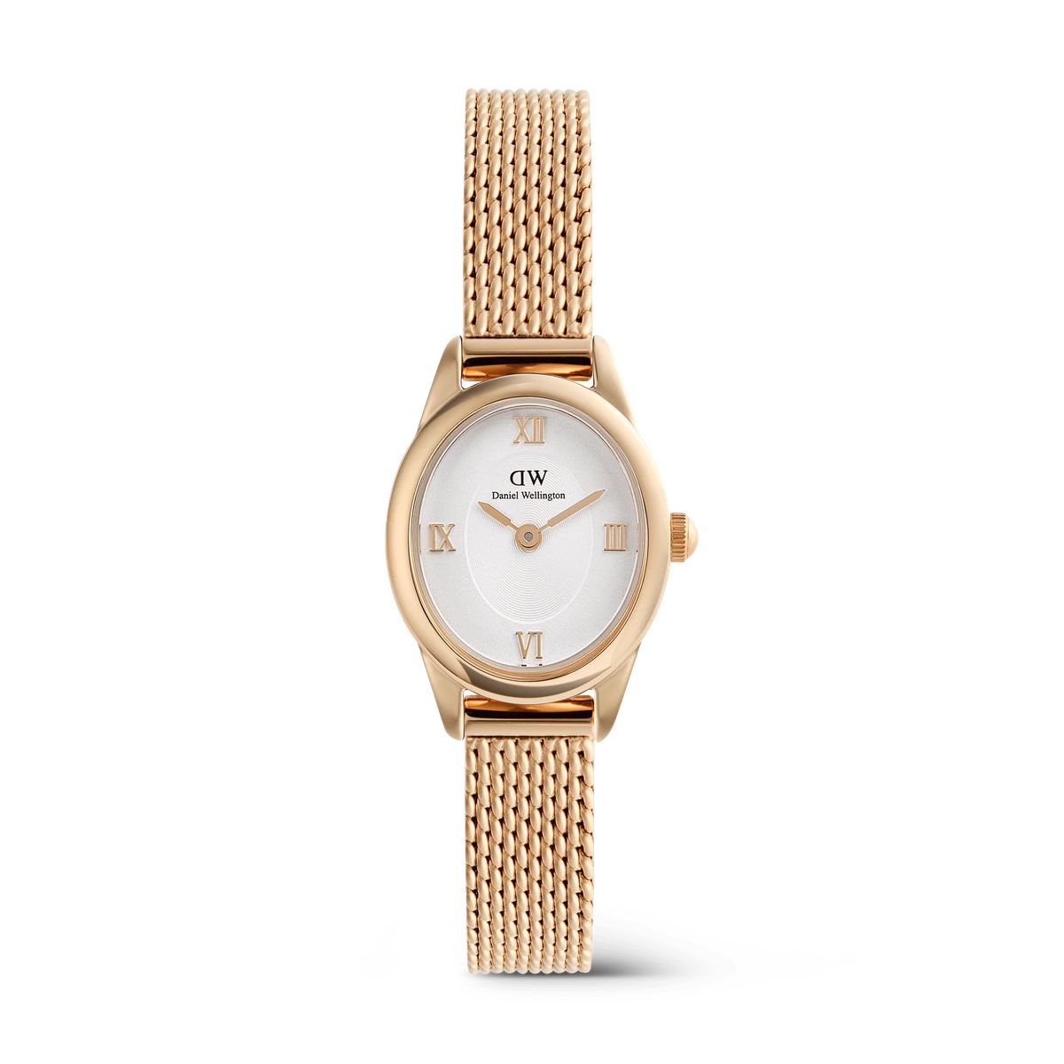 Elegante zierliche roségoldene Uhr