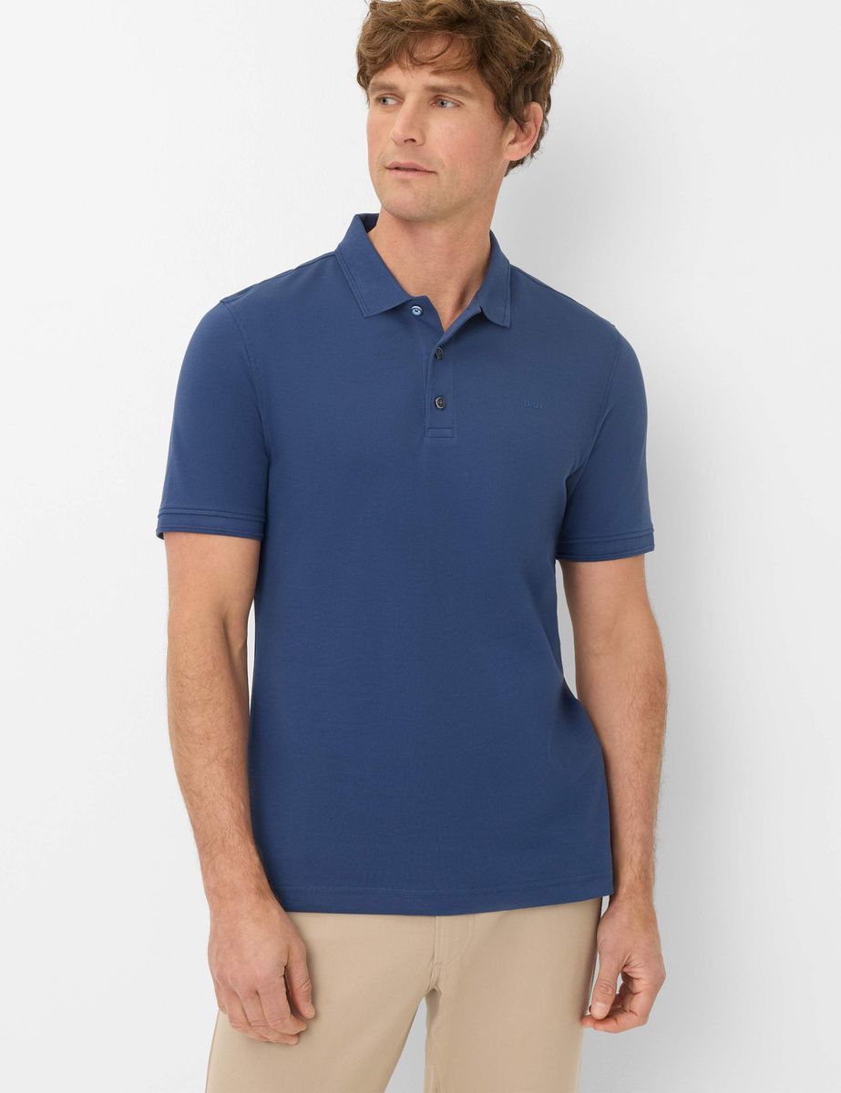 Pima Baumwoll Poloshirt mit klassischer Passform