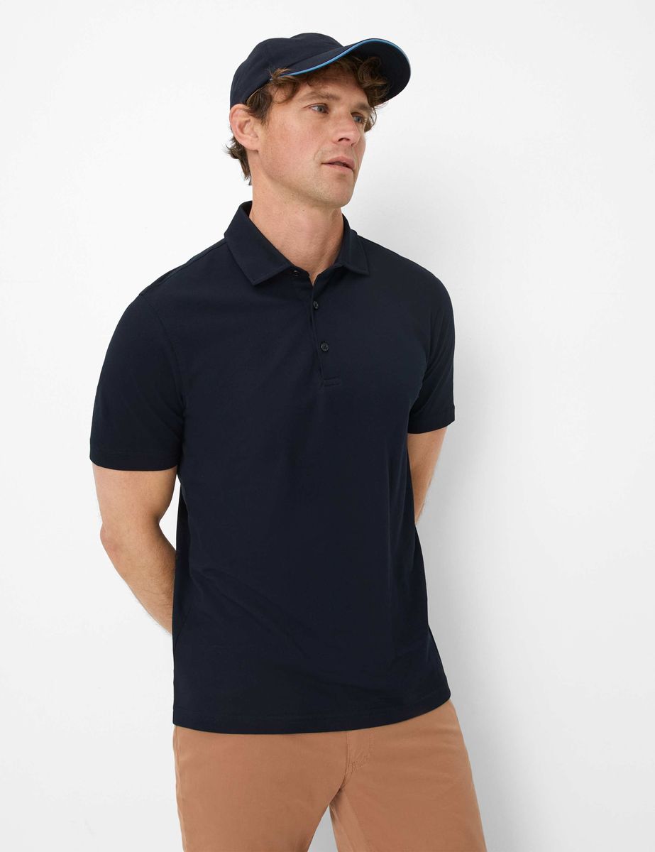 Klassisches Poloshirt aus Baumwollmischung