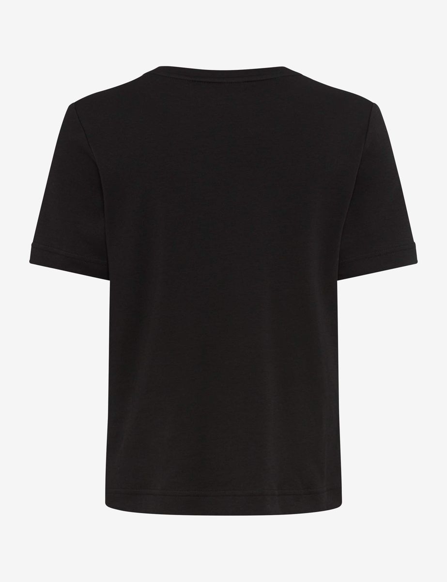 Klassisches, tailliertes Rundhals-T-Shirt